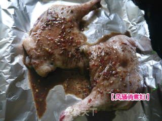 秘制蜂蜜脆香烤鸭腿(锡纸)的做法步骤：4