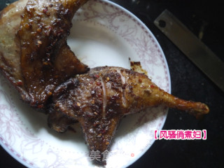 秘制蜂蜜脆香烤鸭腿(锡纸)的做法步骤：9