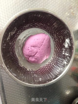 紫薯玫瑰的做法步骤：2