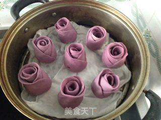 紫薯玫瑰的做法步骤：4