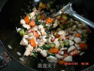 宫保鸡丁的做法步骤：7