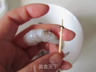 虾仁青豆莲子米的做法步骤：2