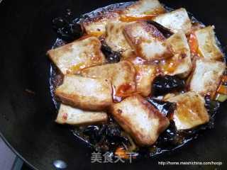 香煎家常豆腐的做法步骤：9