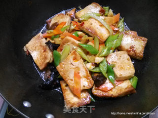 香煎家常豆腐的做法步骤：12