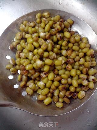 【豆子开花了】绿豆泥的做法步骤：3