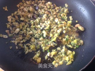 茄丁打卤面的做法步骤：2