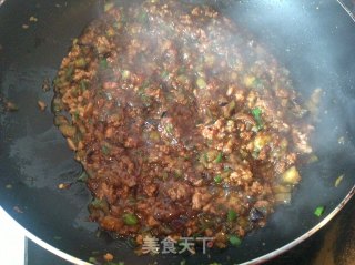 茄丁打卤面的做法步骤：4