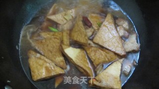 豆腐烧肉的做法步骤：4