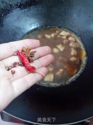 冻豆腐焖肉的做法步骤：4