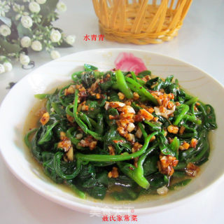 凉拌蒜米腾菜的做法步骤：10