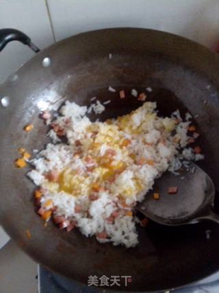 黄金蛋炒饭的做法步骤：5