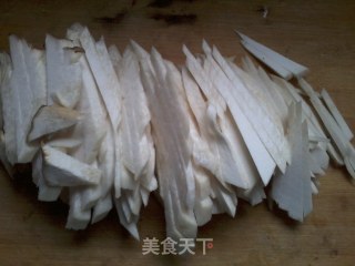 辣炒粉丝杏孢菇的做法步骤：1