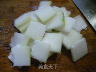 五花肉炒冬瓜的做法步骤：3