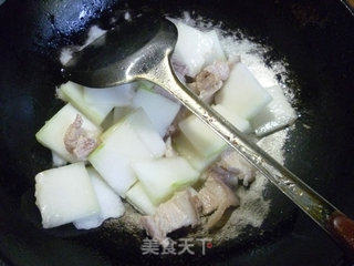 五花肉炒冬瓜的做法步骤：7