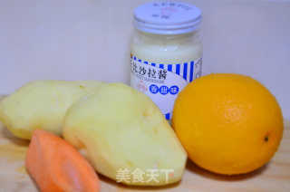 橙味土豆泥的做法步骤：1