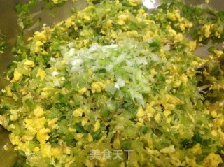 黄瓜鸡蛋馅大蒸饺的做法步骤：8