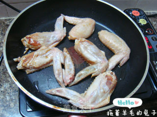 【羊毛兔出品。】茄汁版五味鸡翅的做法步骤：2