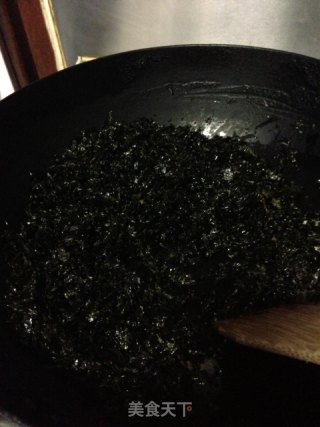 炒紫菜的做法步骤：5