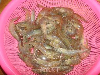 豆腐蒸虾的做法步骤：2