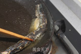 香煎秋刀鱼的做法步骤：6