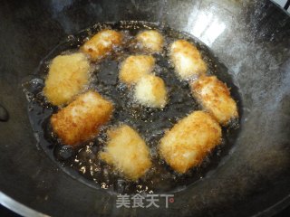 剁椒炸内酯豆腐的做法步骤：6