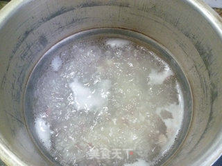 咸肉蛋花大米粥的做法步骤：7