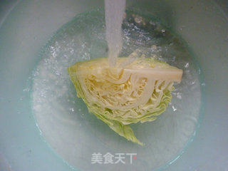 包心菜炒猪肺的做法步骤：3