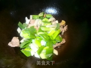 葱爆肉的做法步骤：5