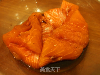 三文鱼豆豆饭的做法步骤：1