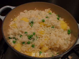三文鱼豆豆饭的做法步骤：4