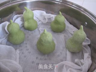 换个花样更好吃——翡翠葫芦的做法步骤：6