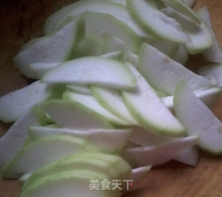 瓠子虾皮蛋花汤的做法步骤：1