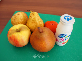 柿子苹果梨汁的做法步骤：1