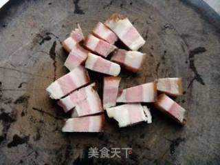 腊肉炒茄子的做法步骤：2
