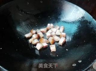 腊肉炒茄子的做法步骤：5