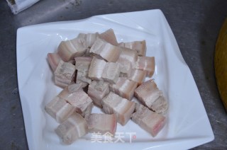 千张结烧肉的做法步骤：2