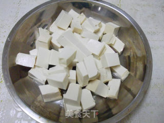 菜芯豆腐羹的做法步骤：3