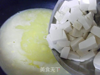 菜芯豆腐羹的做法步骤：10