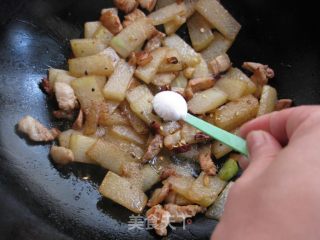 五花肉烧冬瓜的做法步骤：7