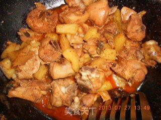 美味大盘鸡（家庭版）的做法步骤：8