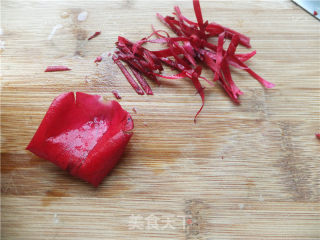 玫瑰花豆腐的做法步骤：7