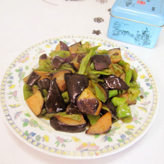 辣椒炒茄子的做法步骤：8