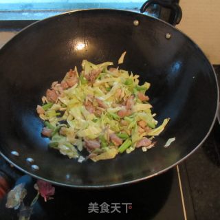 圆白菜炒肉的做法步骤：5