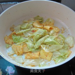 圆白菜炒蛋的做法步骤：6