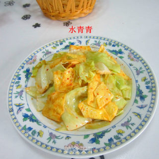 圆白菜炒蛋的做法步骤：8