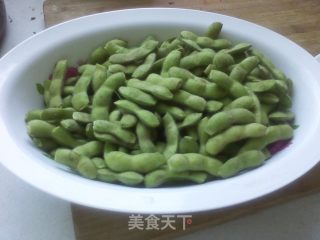 茶香毛豆的做法步骤：2