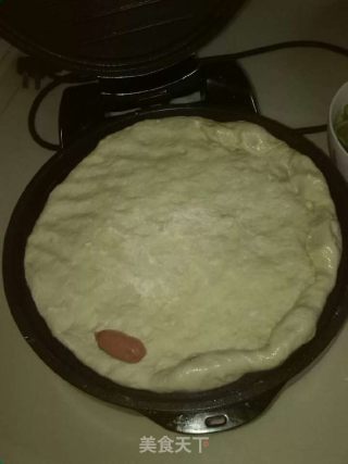 第一次用电饼铛做披萨 哈哈！的做法步骤：6