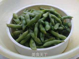 凉拌毛豆的做法步骤：3
