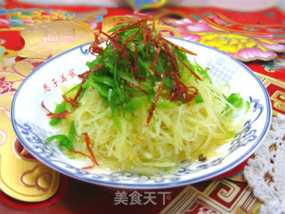 炝土豆丝的做法步骤：5