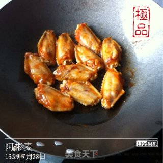 新奥尔良烤翅（煎炸版）的做法步骤：2